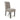 Moberly Waffle Weave Mocha Dining Chair – studio view with black legs