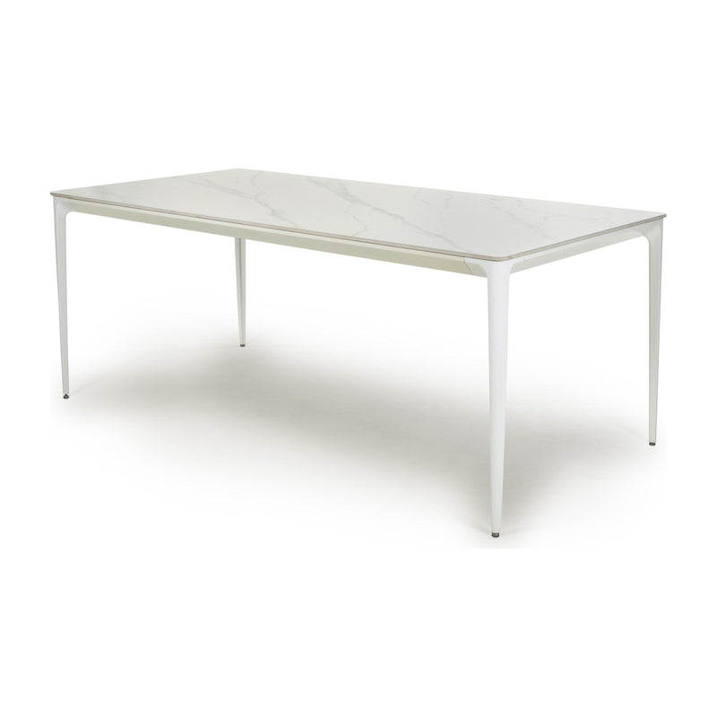 Monroe 1.6m White Dining Table