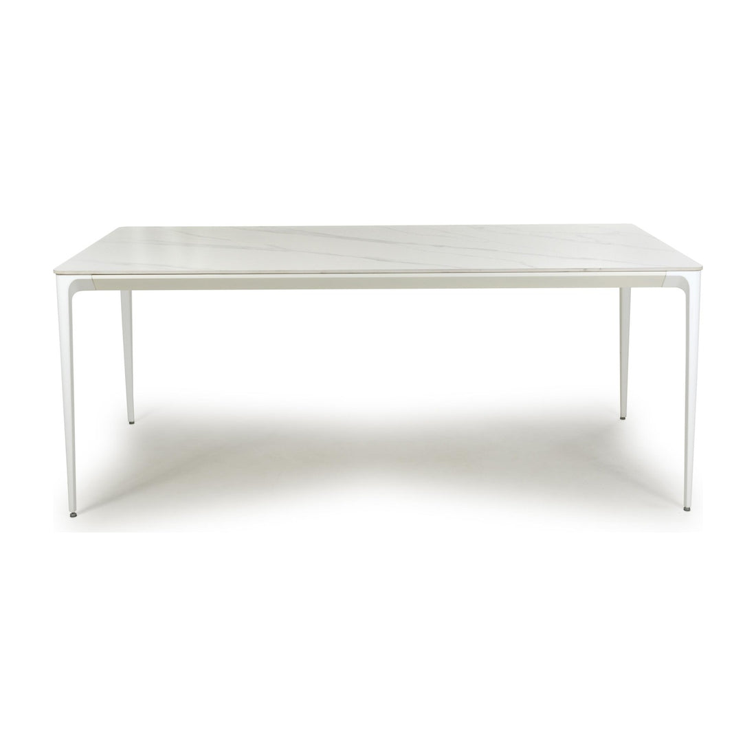 Monroe 1.8m White Dining Table – studio view 1