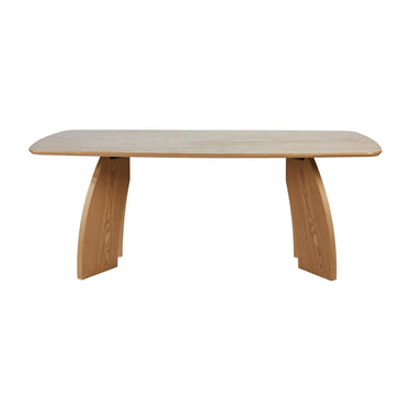 Newbury 2m Natural Ash Dining Table – studio view 2