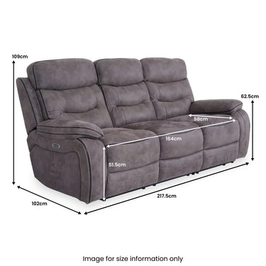 Warwick 3 Seater Recliner Fabric Sofa
