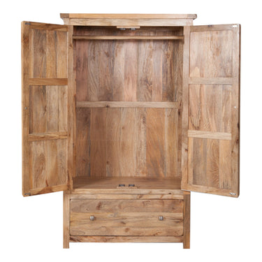 Orwell Mango Wood 2 Door Wardrobe - view 3