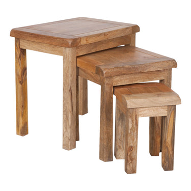 Orwell Mango Wood Nest of Tables - view 2