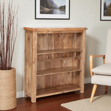 Orwell Mango Wood Small Bookcase - view 4