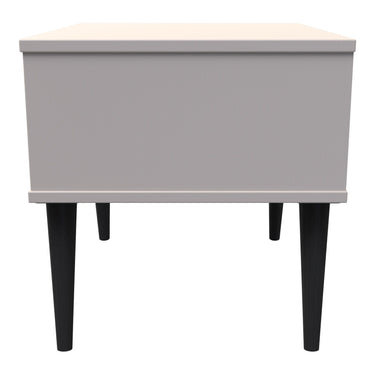 Pixel 1 Drawer Bedside Cabinet in Kashmir Matt, side view