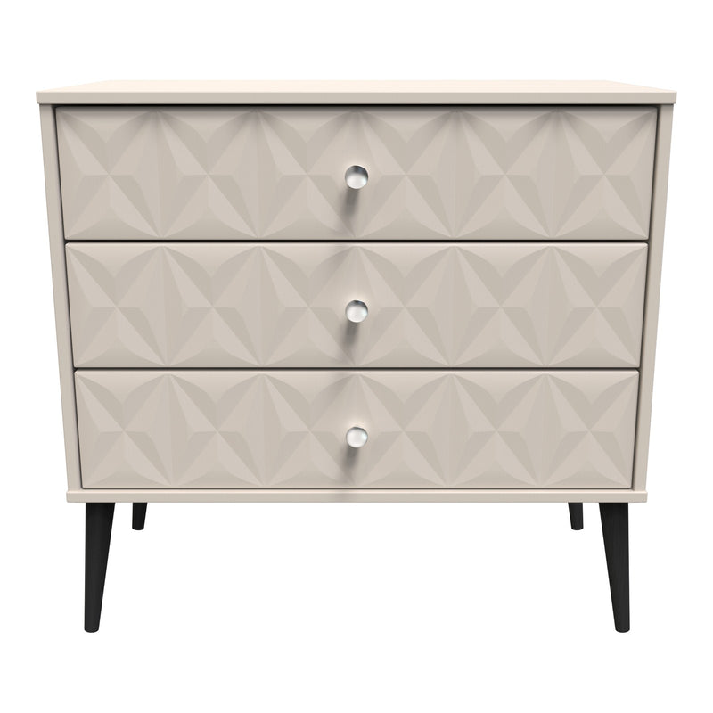 Pixel 3 Drawer Wide Chest of Drawers