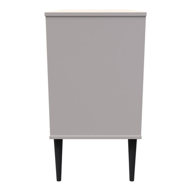 Pixel 3 Drawer Wide Chest of Drawers in Kashmir Matt, side view