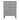 Pixel 5 Drawer Wide Chest of Drawers in Dusk Grey, front view