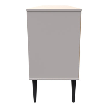 Pixel 6 Drawer Wide Sideboard in Kashmir Matt, side view