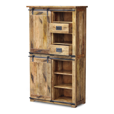 Ranchi Mango Wood Bookcase - 100cm Wide - view 2