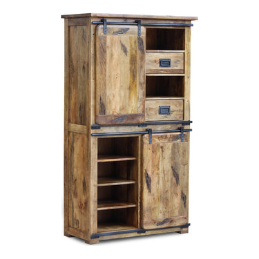 Ranchi Mango Wood Bookcase - 100cm Wide - view 4