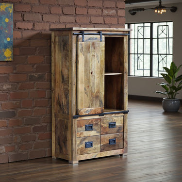 Ranchi Mango Wood Bookcase - 90cm Wide - view 3