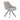Renzo Fabric Swivel Dining Chair - Dark Oatmeal – studio view 1