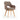 Rowan Fabric Swivel Dining Chair - Coffee – studio view 1