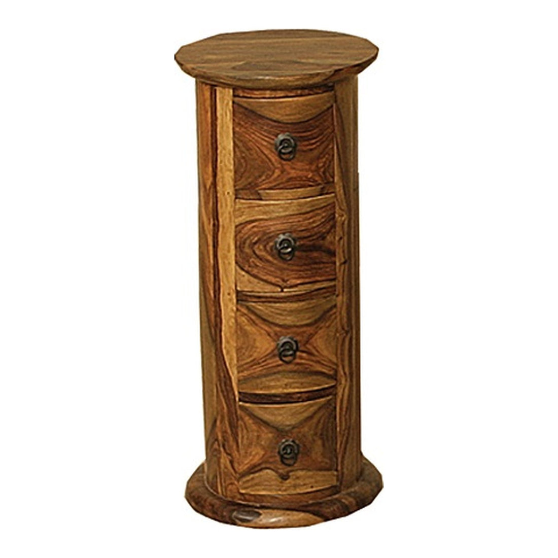 Saffron 4 Drawer Round Chest