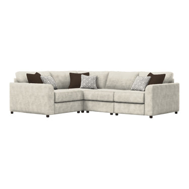 Selby 1 Corner 2 Fabric Sofa in Ravel Cream fabric