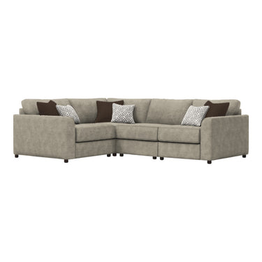Selby 1 Corner 2 Fabric Sofa in Ravel Dune fabric