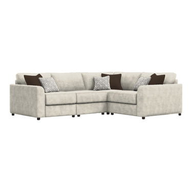 Selby 2 Corner 1 Fabric Sofa in Ravel Cream fabric