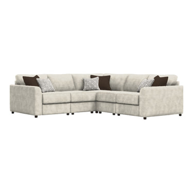 Selby 2 Corner 2 Fabric Sofa in Ravel Cream fabric
