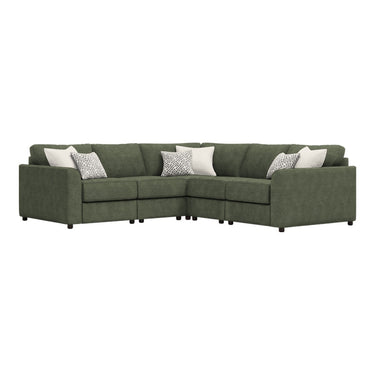 Selby 2 Corner 2 Fabric Sofa in Ravel Forest fabric