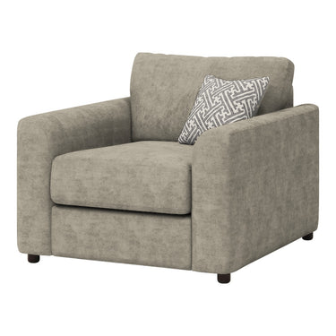 Selby Fabric Arm Chair in Ravel Dune fabric