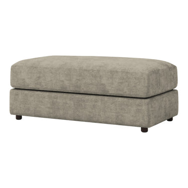 Selby Large Fabric Footstool in Ravel Dune fabric