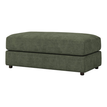Selby Large Fabric Footstool in Ravel Forest fabric