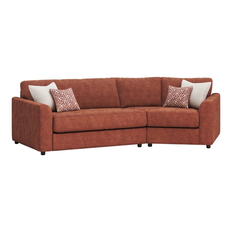 Selby Right Hand Cosy Corner Fabric Sofa