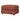 Selby Small Fabric Footstool in Ravel Brick fabric