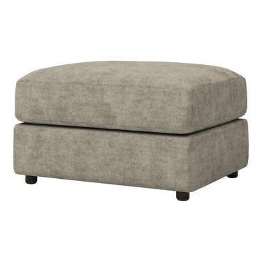 Selby Small Fabric Footstool in Ravel Dune fabric