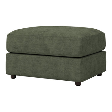 Selby Small Fabric Footstool in Ravel Forest fabric