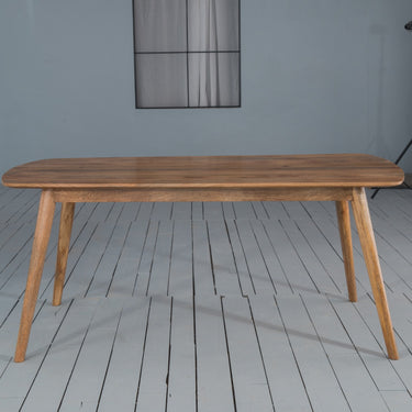 Soren Mango Wood 1.35m Dining Table - view 4