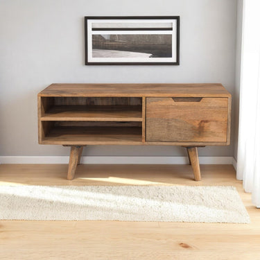 Soren Mango Wood Coffee Table / Small TV Unit - view 2