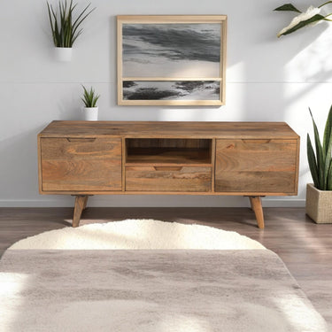 Soren Mango Wood Large TV Unit - view 2