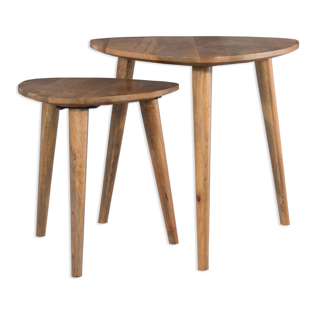 Soren Mango Wood Nest of 2 Tables