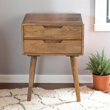 Soren Mango Wood Side Table - view 2