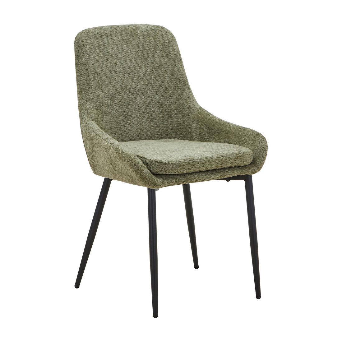 Sterne Fabric Dining Chair - Green – studio view 1