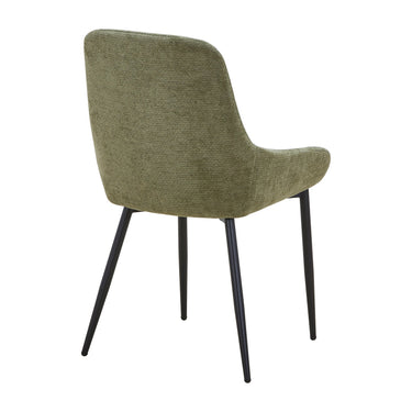 Sterne Fabric Dining Chair - Green – studio view 2