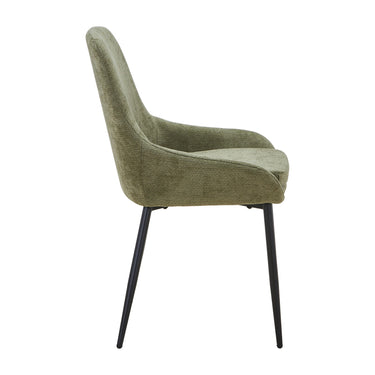 Sterne Fabric Dining Chair - Green – studio view 3