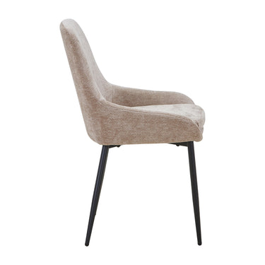 Sterne Fabric Dining Chair - Mink – studio view 3