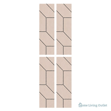 Superlightweight Wedge - Self Adhesive Acoustic Wall Panels - 120cm x 30cm (4 Pack) – image 3