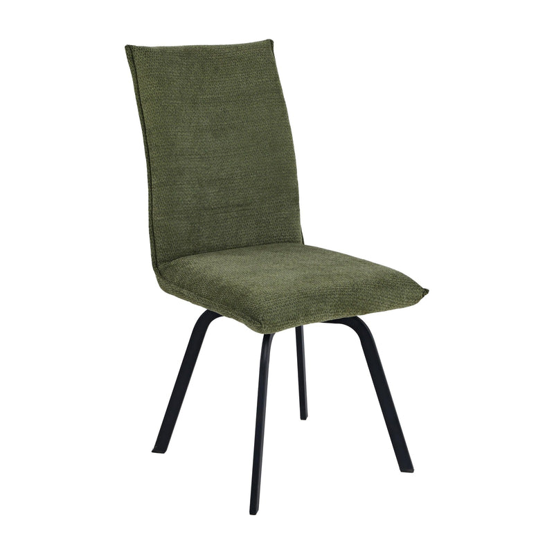 Ulric Chenille Dining Chair - Green