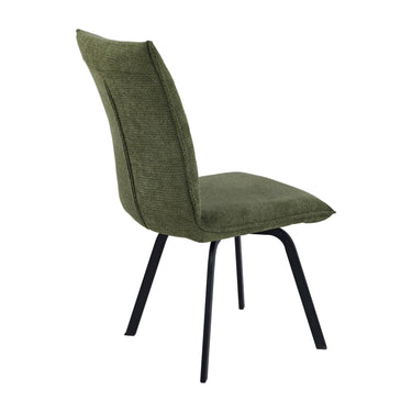 Ulric Chenille Dining Chair - Green – studio view 2