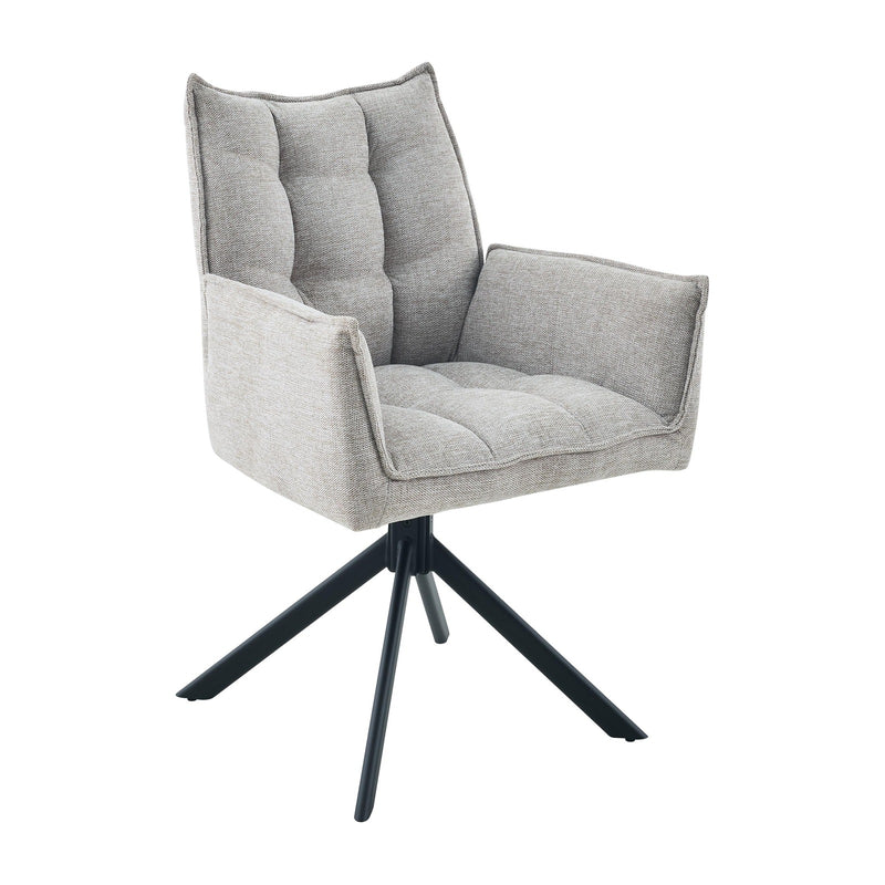 Vance Tweed Dining Chair - Cappuccino