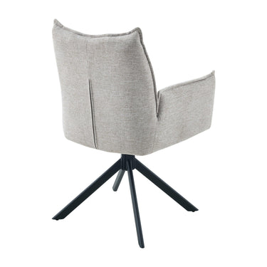 Vance Tweed Dining Chair - Cappuccino – studio view 2