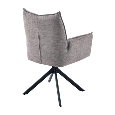 Vance Tweed Dining Chair - Mocha – studio view 2