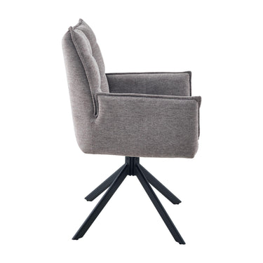 Vance Tweed Dining Chair - Mocha – studio view 3