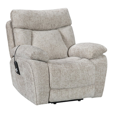 Verona Fabric Lift & Tilt Dual Motor Riser Recliner Chair in Biscuit – view 2