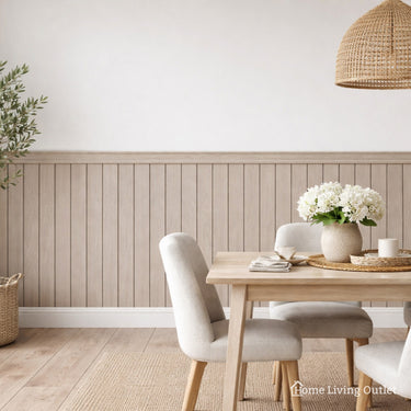 Wainscoting Wall Panel Kit - Slat - 1966mm × 1019mm (Half Wall)