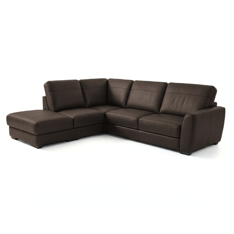 Winnington 1 Corner 2 Open End Chaise Leather Sofa